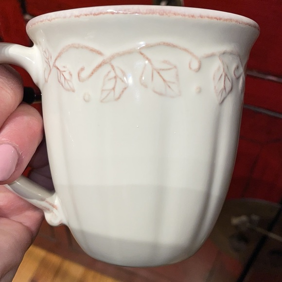 Longaberger pottery vintage Blossoms coffee mug (12 oz) - Picture 5 of 5